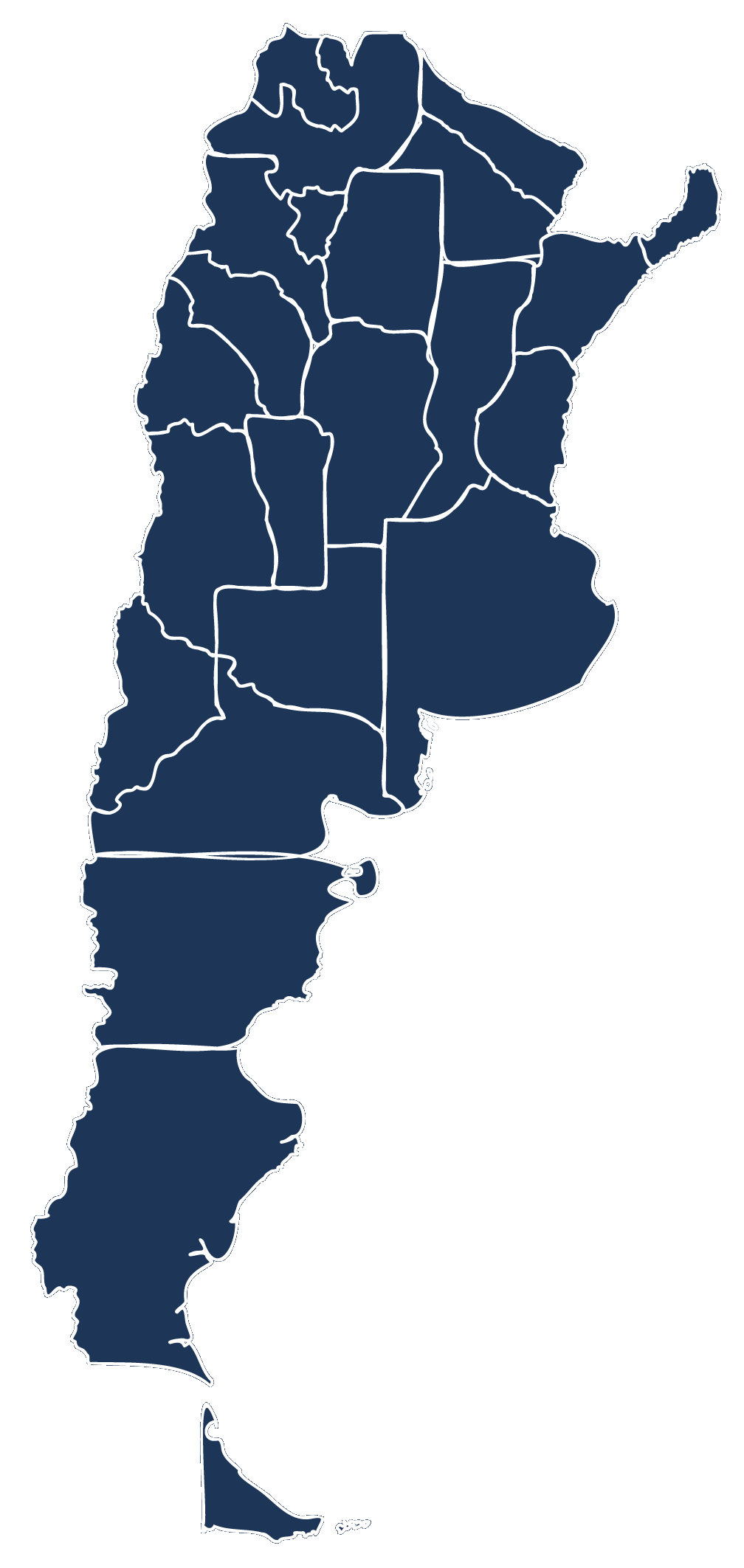 Mapa de Argentina