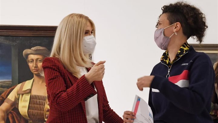 Magario reconoció el aporte de artistas bonaerenses en la entrega de Premios de los Salones 2020