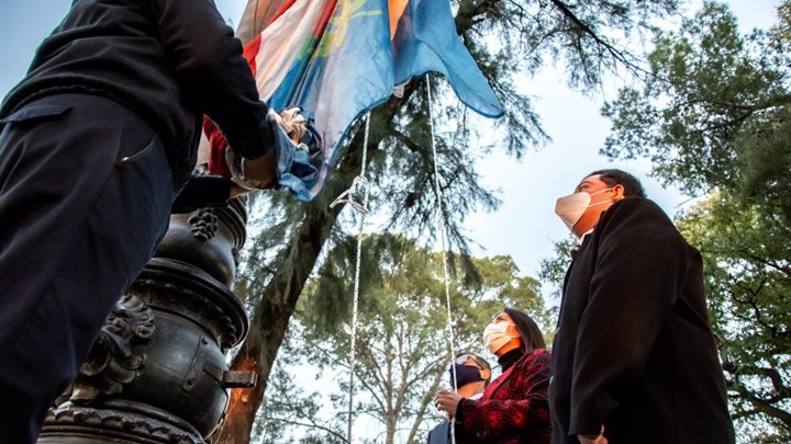 La Legislatura homenajeó la bandera de La Rioja a 35 años de su creación